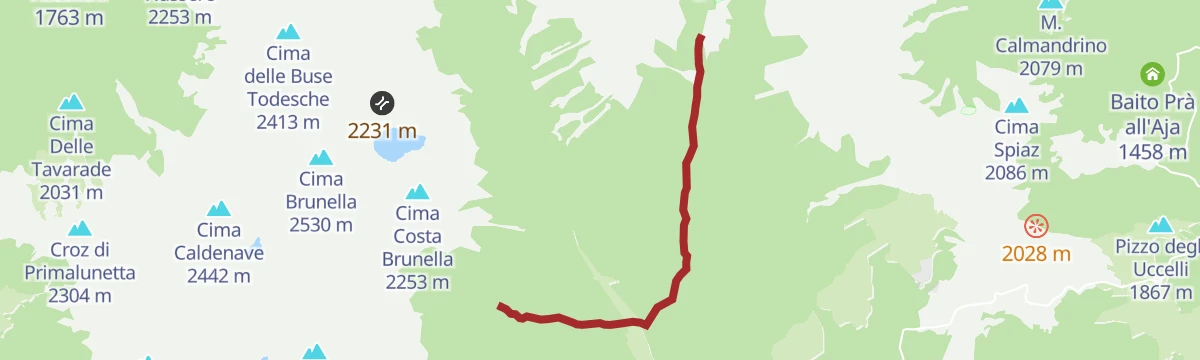 Route map: Rio Tolvà B1